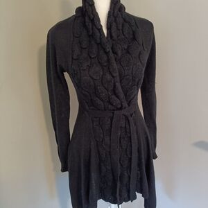 Say What? Black Knit Cardigan